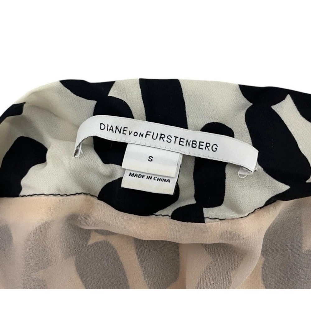 Diane Von Furstenberg Hanky Kaftan Dress Multicolor Womens‎ S Relaxed Fit - Picture 4 of 7